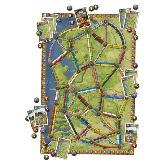Ticket To Ride Map Collection: Volume 4 - Nederland- Table Top Gaming