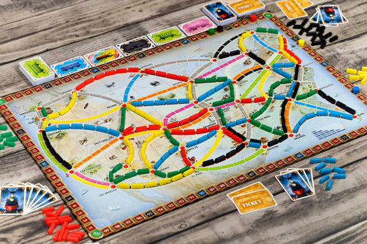 Ticket to Ride 2025 Refresh Board Game Contents - Tabletop Gaming