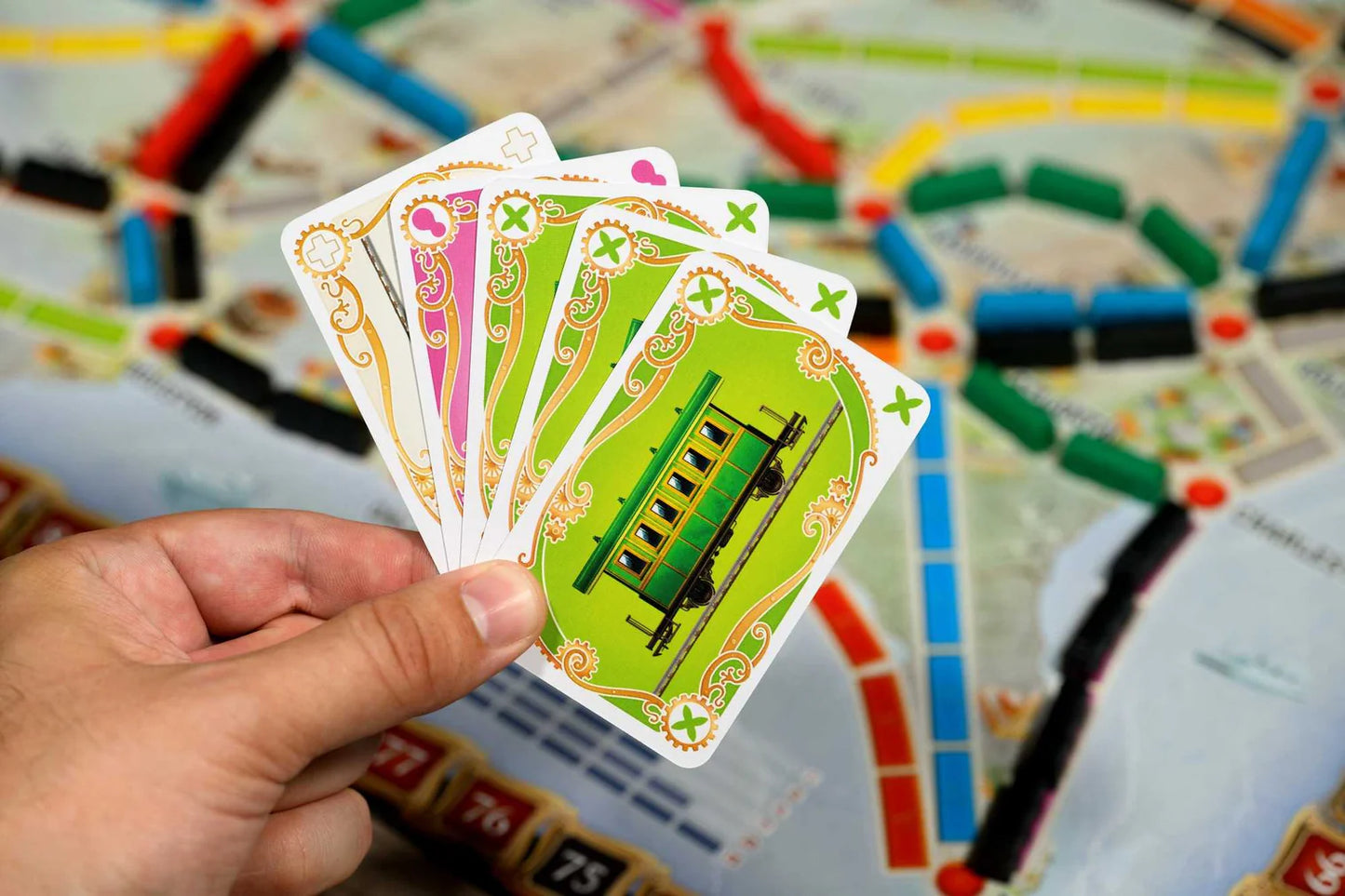 Ticket to Ride 2025 Refresh Board Game Contents 2 - Tabletop Gaming