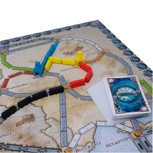 Ticket to Ride Europe Board Game Contents - Tabletop Gaming