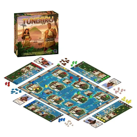 Tungaru Board Game Contents - Tabletop Gaming