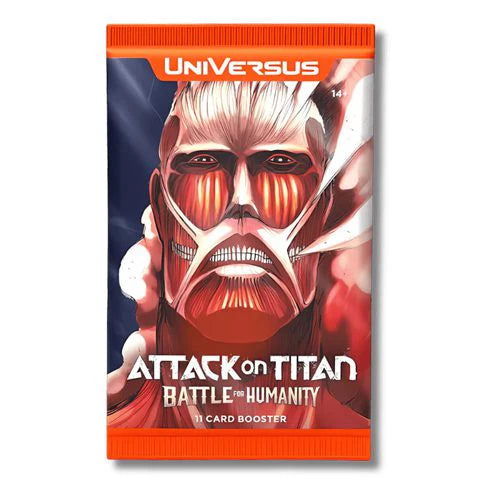 UniVersus Attack on Titan Battle For Humanity Booster Pack - Tabletop Gaming