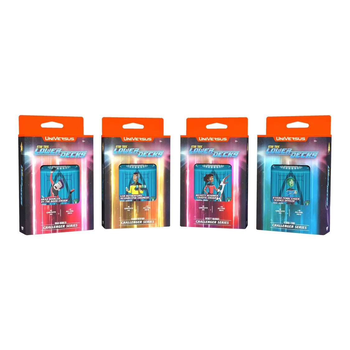 UniVersus Star Trek: Lower Decks Challenger Series Assorted Display - Tabletop Gaming