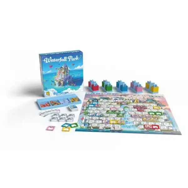 Waterfall Park Board Game Contents - Tabletop Gaming