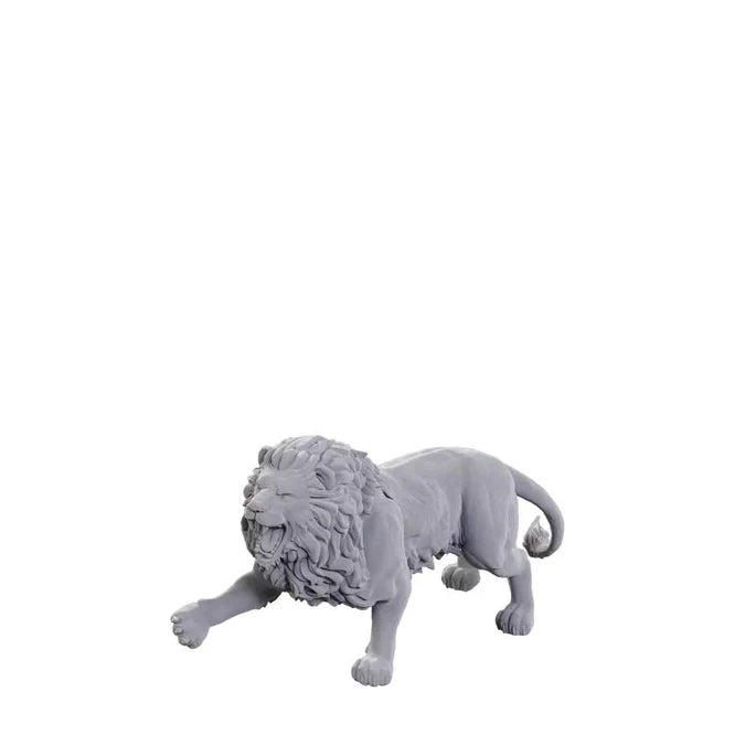 WizKids Deep Cuts: Stone Lion/Animated Stone Lion 3 - Tabletop Gaming
