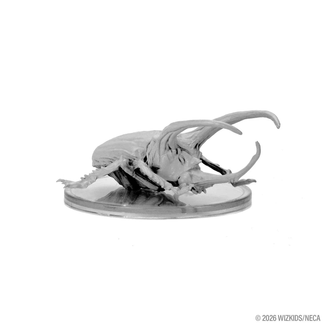 WizKids Deep Cuts Unpainted Miniatures: Giant Rhinoceros Beetle 3 - Tabletop Gaming