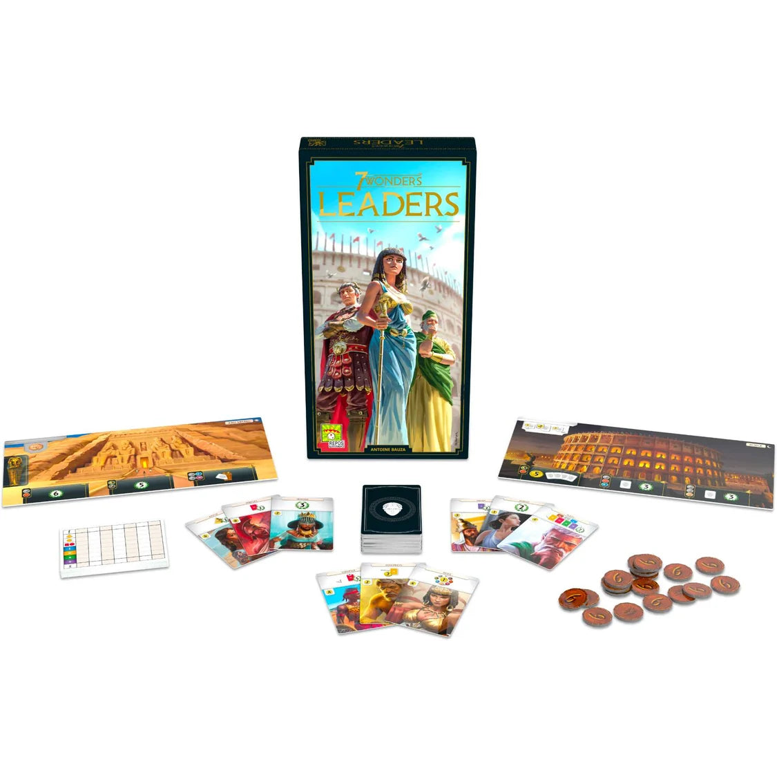 7 Wonders 2nd Edition: Leaders Expansion-Tabletop Gaming