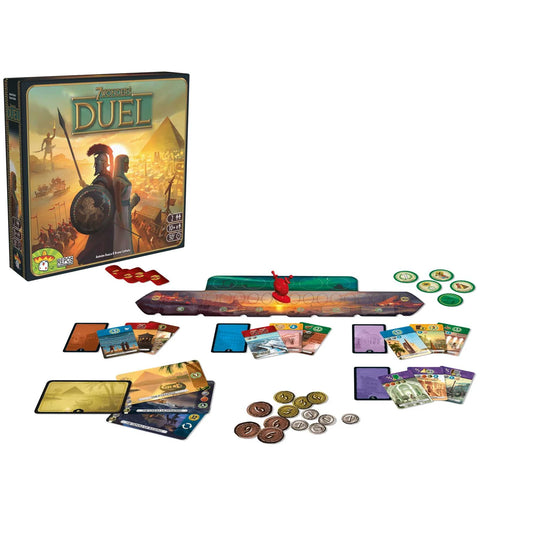 7 Wonders Duel Board Game Contents - Tabletop Gaming