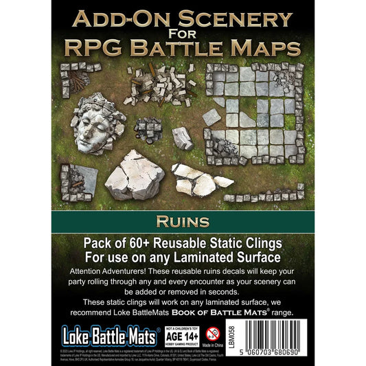 Add-On Scenery For RPG Battle Maps: Ruins-Tabletop Gaming