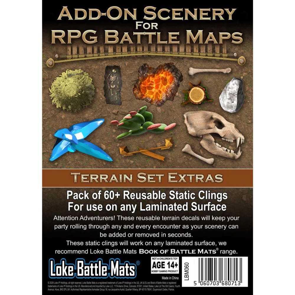 Add-On Scenery For RPG Maps: Terrain Set Extras-Tabletop Gaming