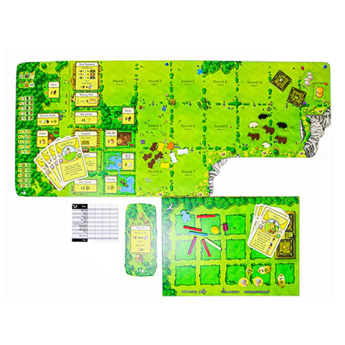 Agricola Board Game Contents - Tabletop Gaming