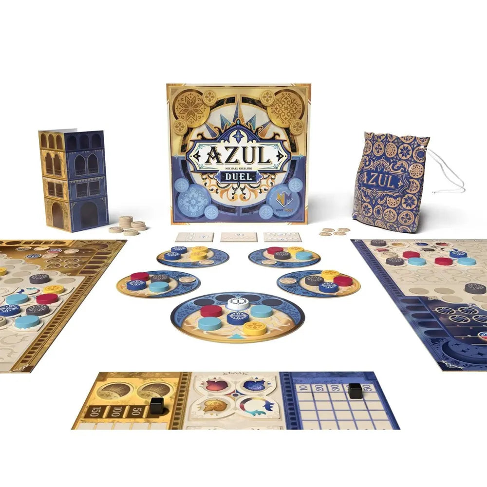 Azul Duel Board Game Contents - Tabletop Gaming