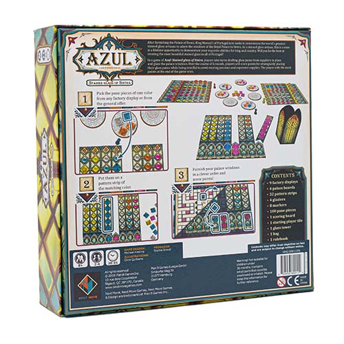 Azul Stained Glass of Sintra Board Game Back - Tabletop Gaming