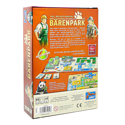 Barenpark Board Game Back - Tabletop Gaming