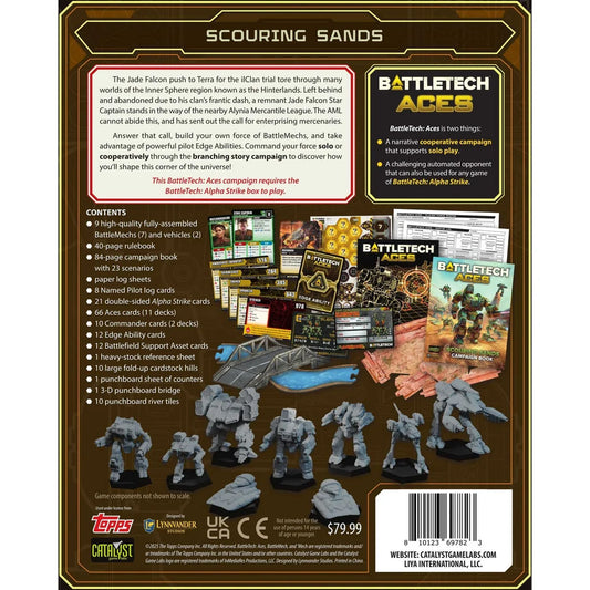 BattleTech Aces: Scouring Sands Alpha Strike-Tabletop Gaming