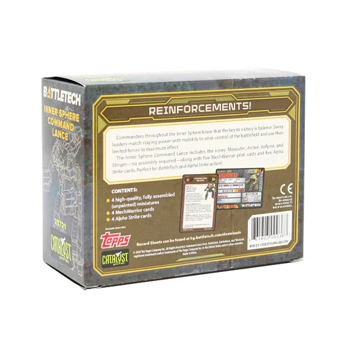 Battletech-Inner-Sphere-Command-Lance-Tabletop Gaming
