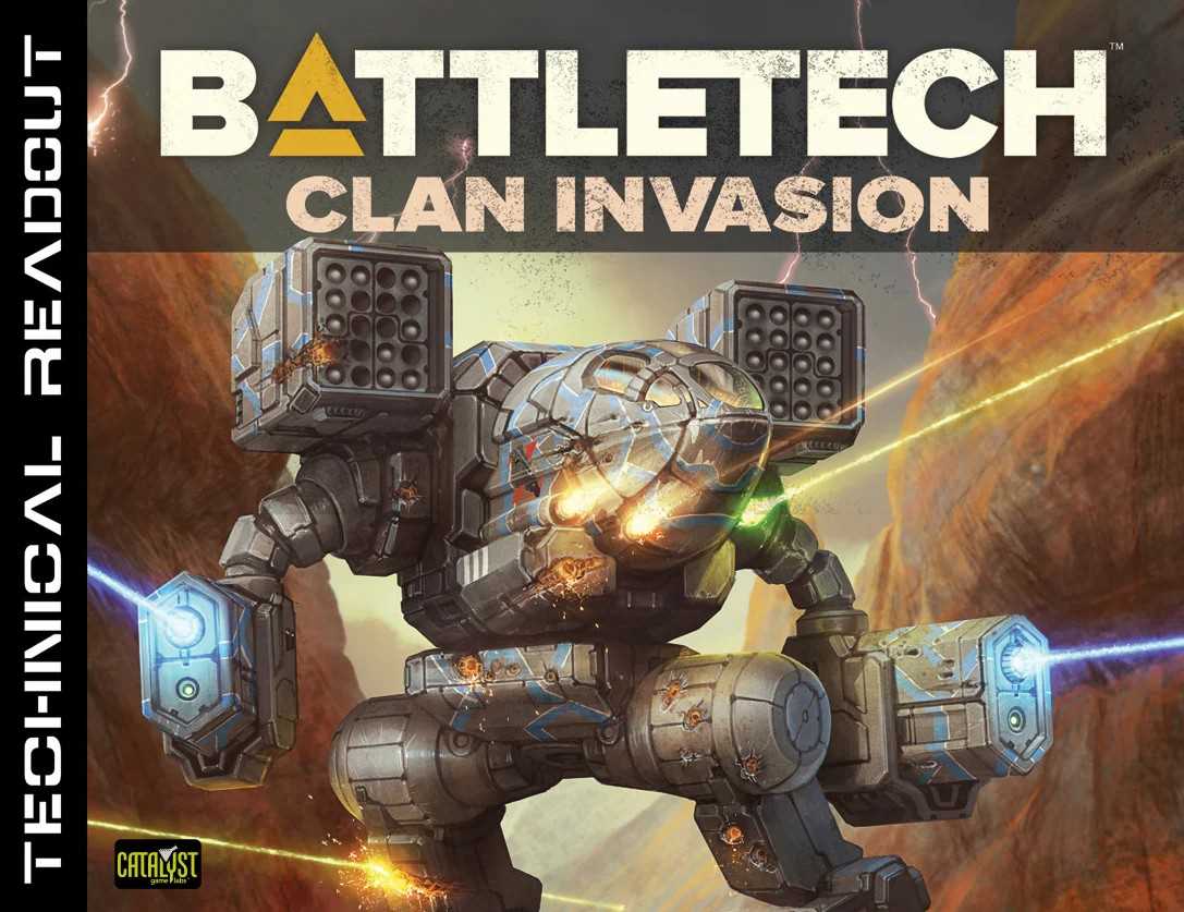 Battletech Technical Readout Clan Invasion-Tabletop Gaming
