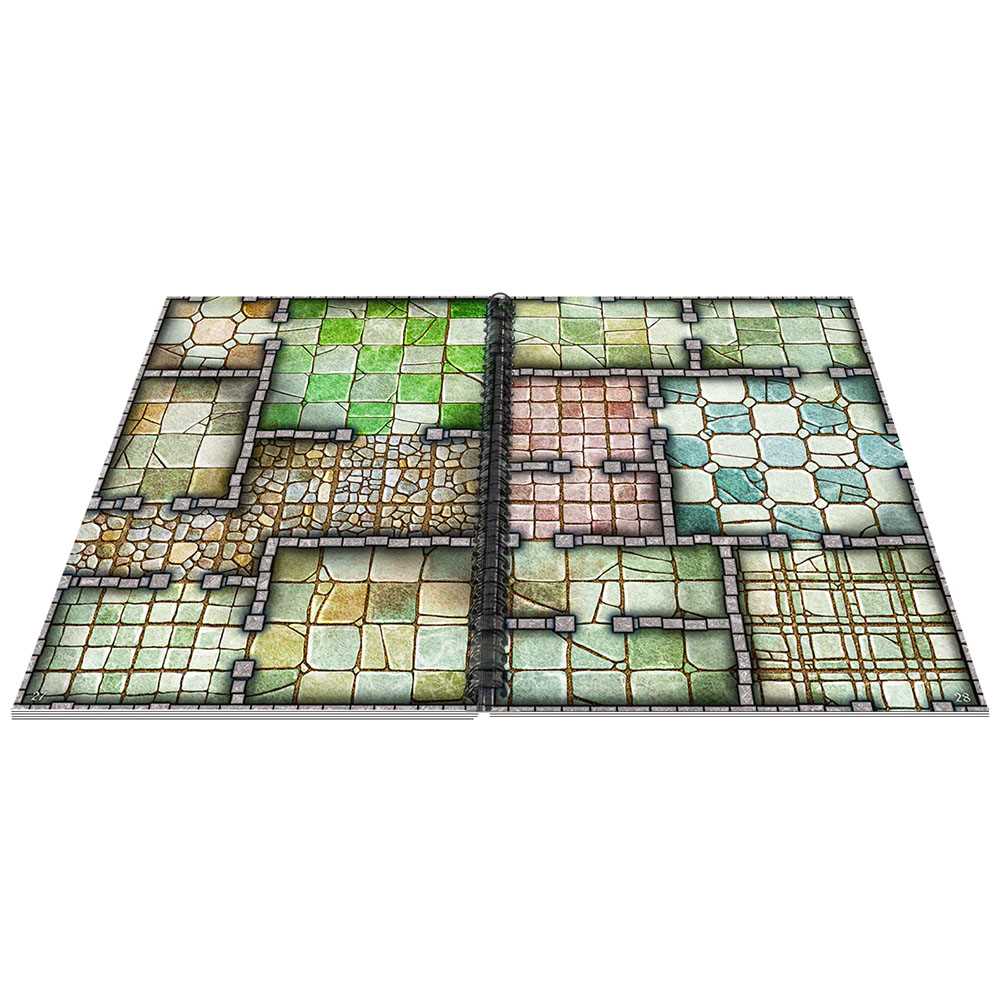 Big Book of Battle Mats: Cells & Shrines-Tabletop Gaming