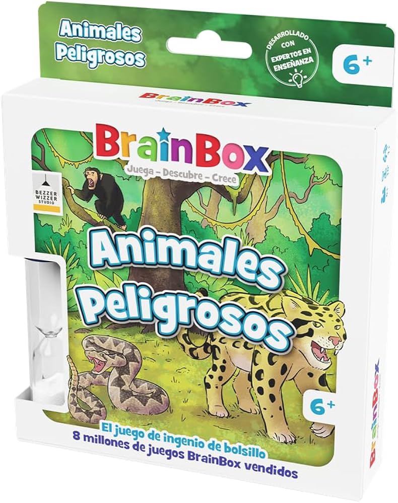 Brainbox Pocket - Dangerous Animals-Tabletop Gaming