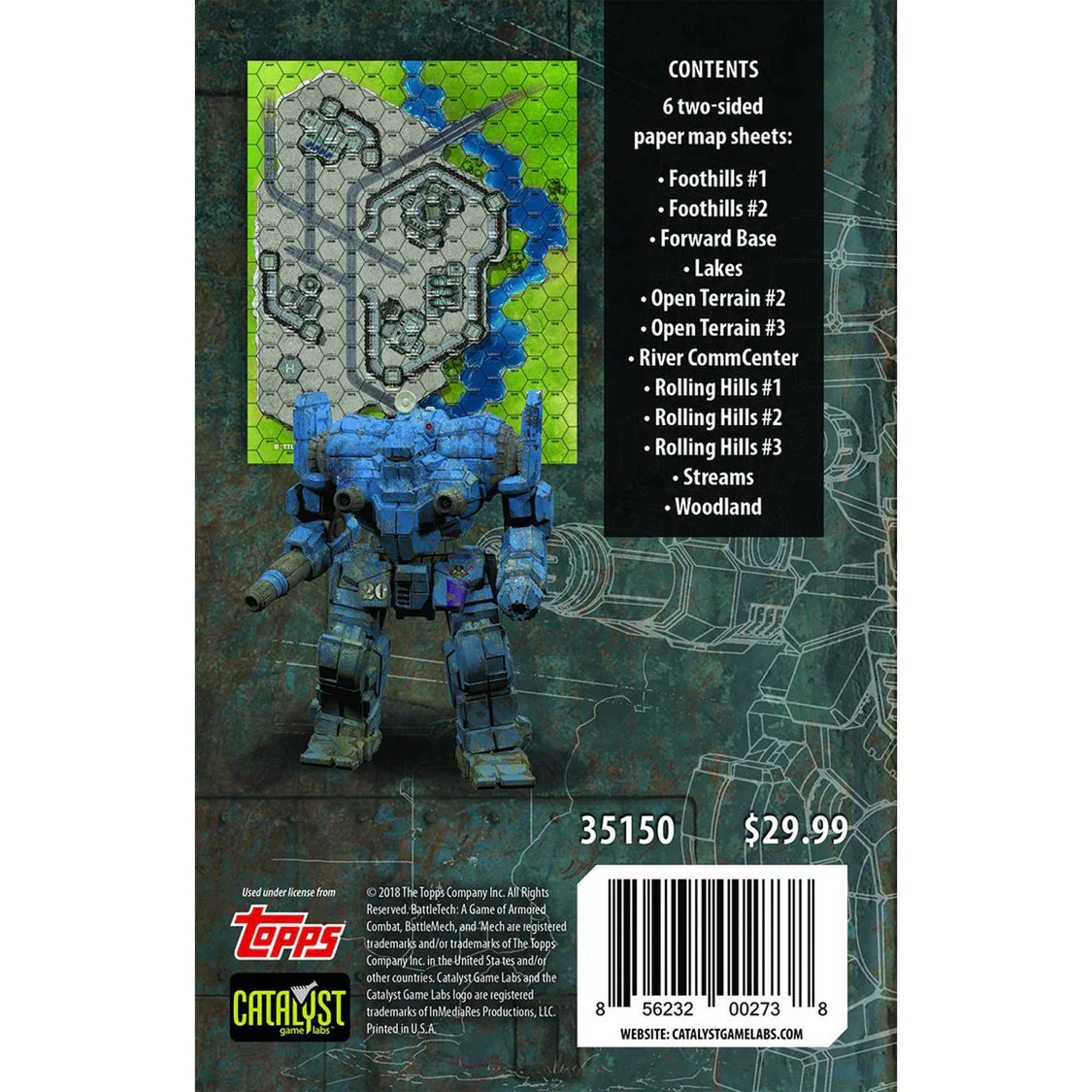 BattleTech Map Pack Grasslands-Tabletop Gaming