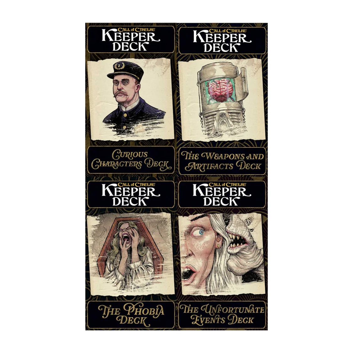 Call of Cthulhu Keeper Decks 2nd Edition-Tabletop Gaming