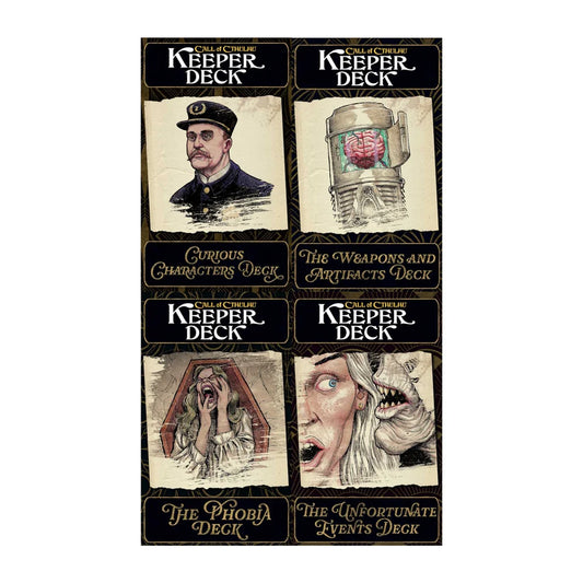 Call of Cthulhu Keeper Decks 2nd Edition-Tabletop Gaming
