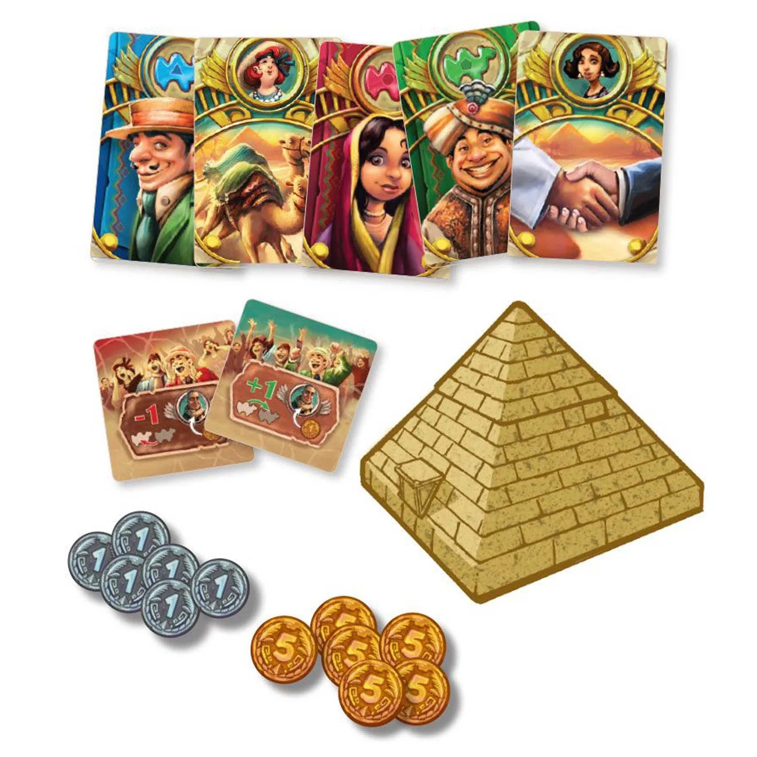 Camel Up Second Edition Board Game Contents 2 - Tabletop Gaming