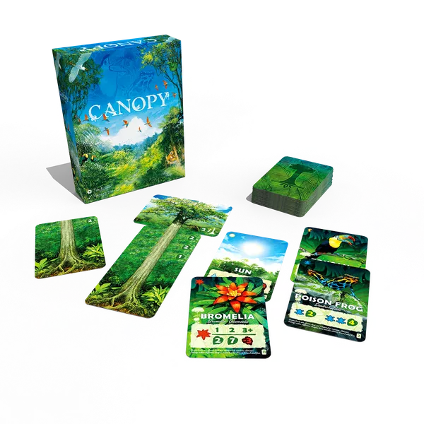 Canopy Card Game Contents - Tabletop Gaming