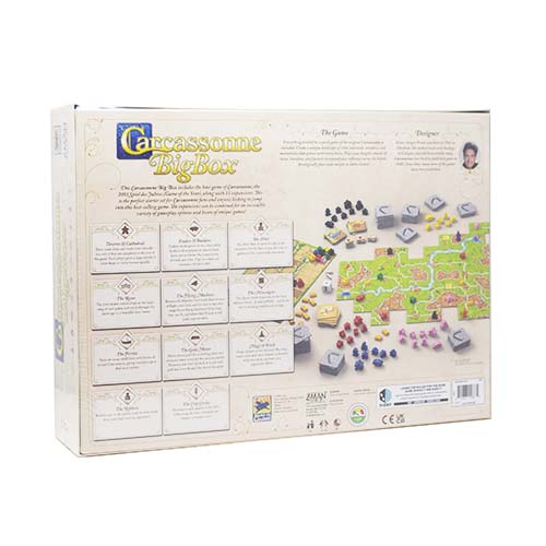 Carcassonne Big Box Board Game Back - Tabletop Gaming