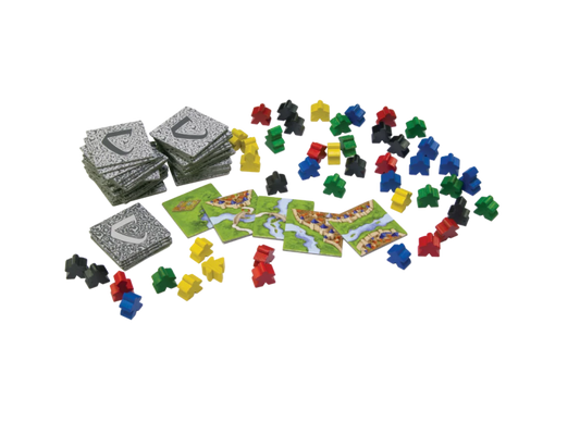 Carcassonne Board Game Contents - Tabletop Gaming
