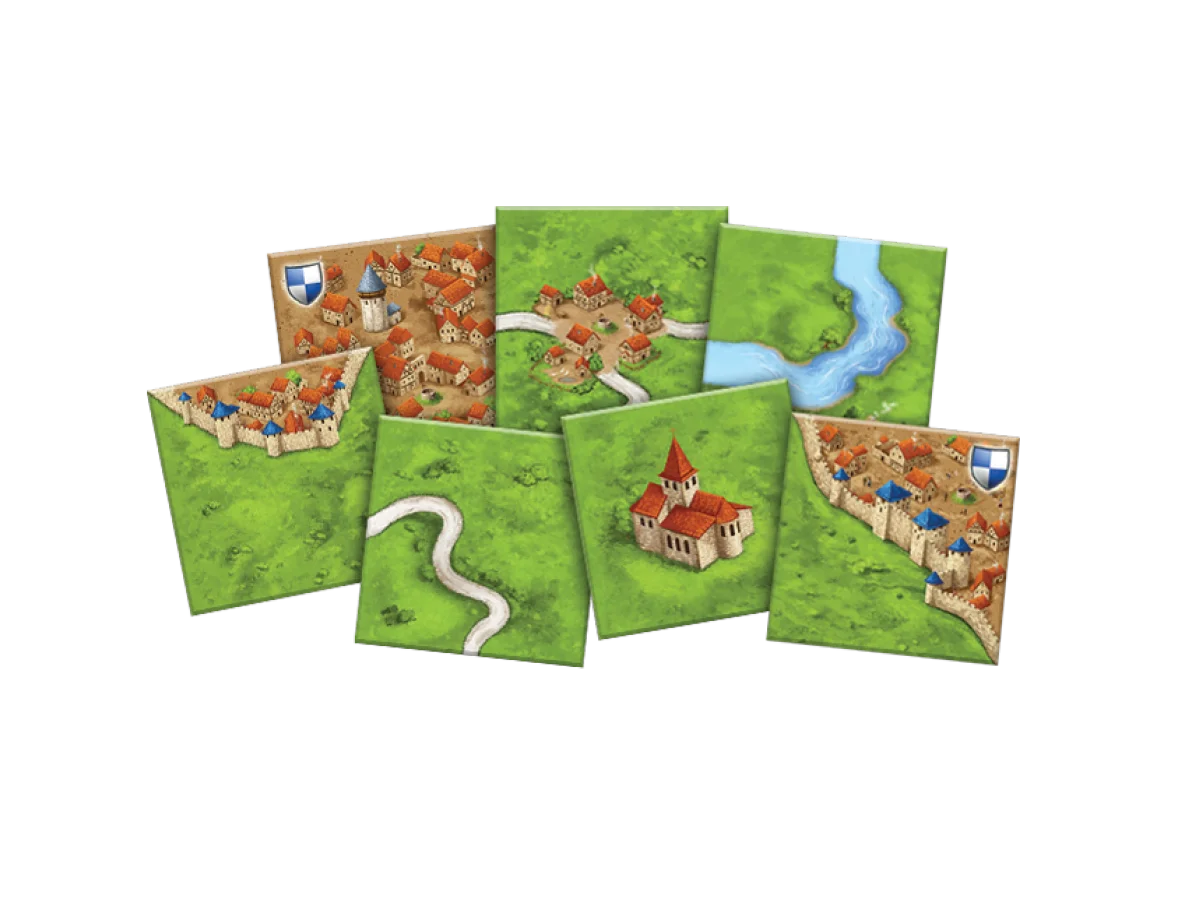 Carcassonne Board Game Contents 2 - Tabletop Gaming