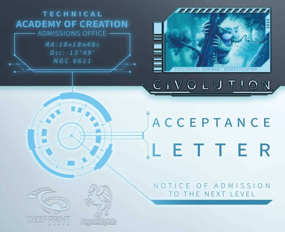 Civolution: Acceptance Letter Expansion-Tabletop Gaming