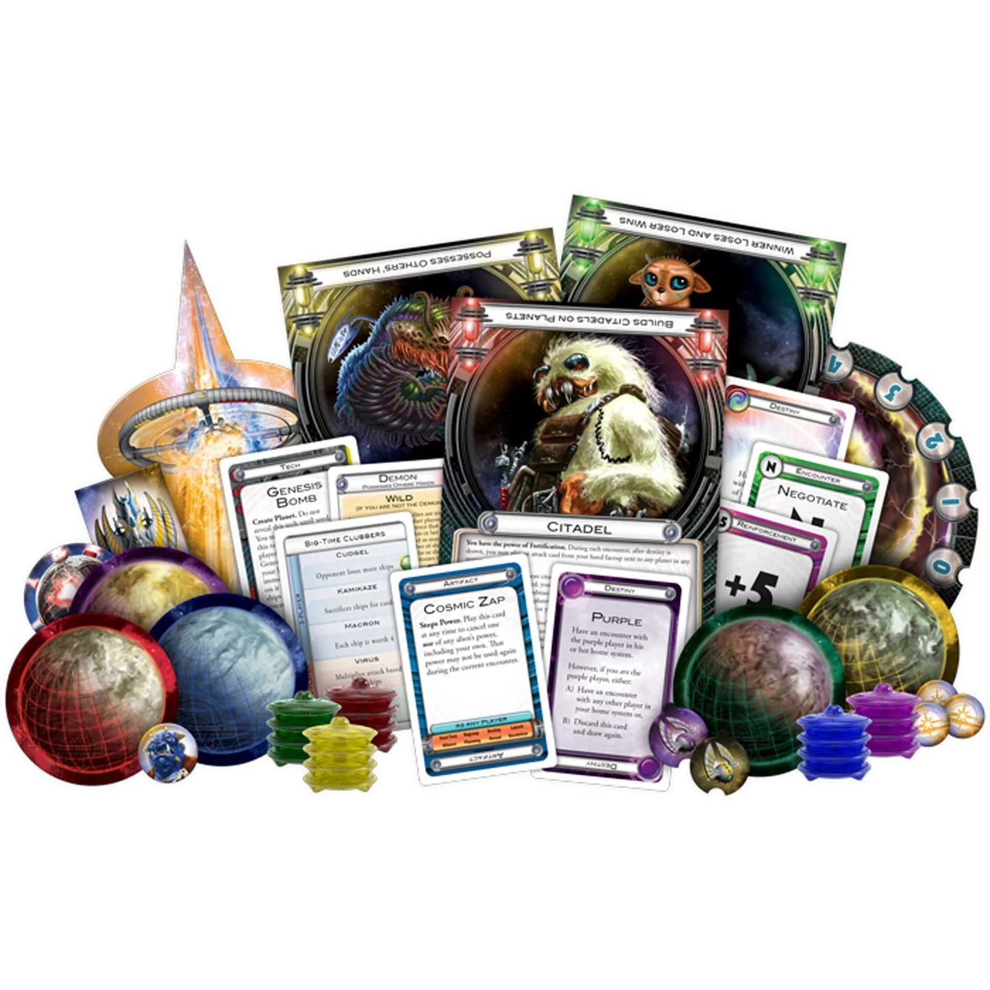 Cosmic Encounter Board Game Contents - Tabletop Gaming