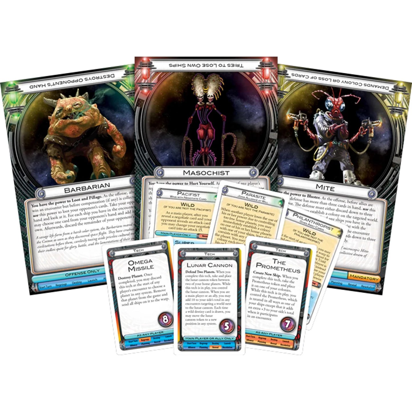 Cosmic Encounter Board Game Contents 2 - Tabletop Gaming