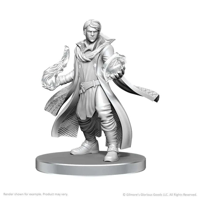 Critical Role Unpainted Miniatures: Beauregard Lionett & Caleb Widogast 2 - Tabletop Gaming