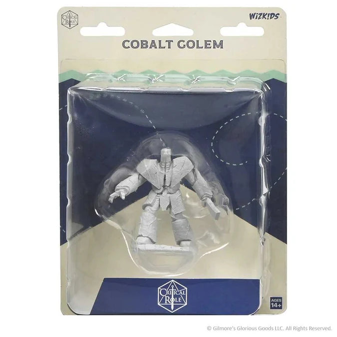 Critical Role Unpainted Miniatures: Cobalt Golem - Tabletop Gaming