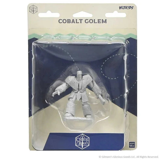 Critical Role Unpainted Miniatures: Cobalt Golem - Tabletop Gaming