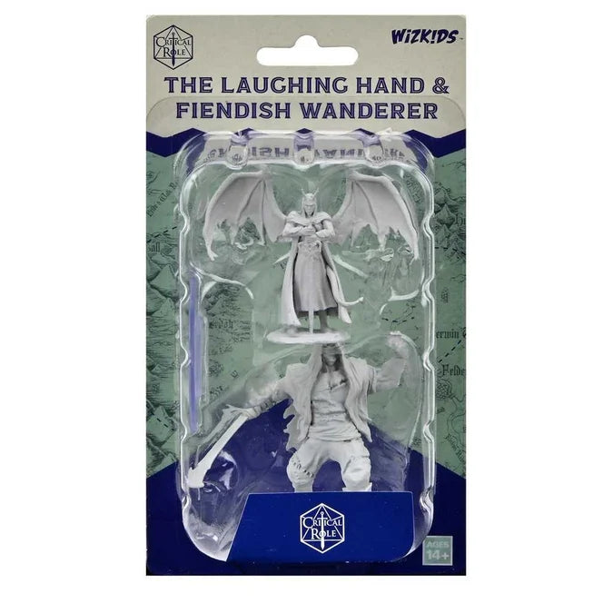 Critical Role Unpainted Miniatures: The Laughing Hand & Fiendish Wanderer - Tabletop Gaming