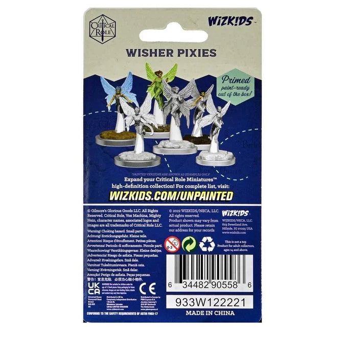 Critical Role Unpainted Miniatures: Wisher Pixies 2 - Tabletop Gaming