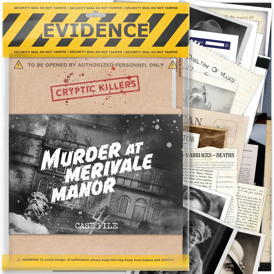 Cryptic Killers - Murder at Merivale Manor-Tabletop Gaming