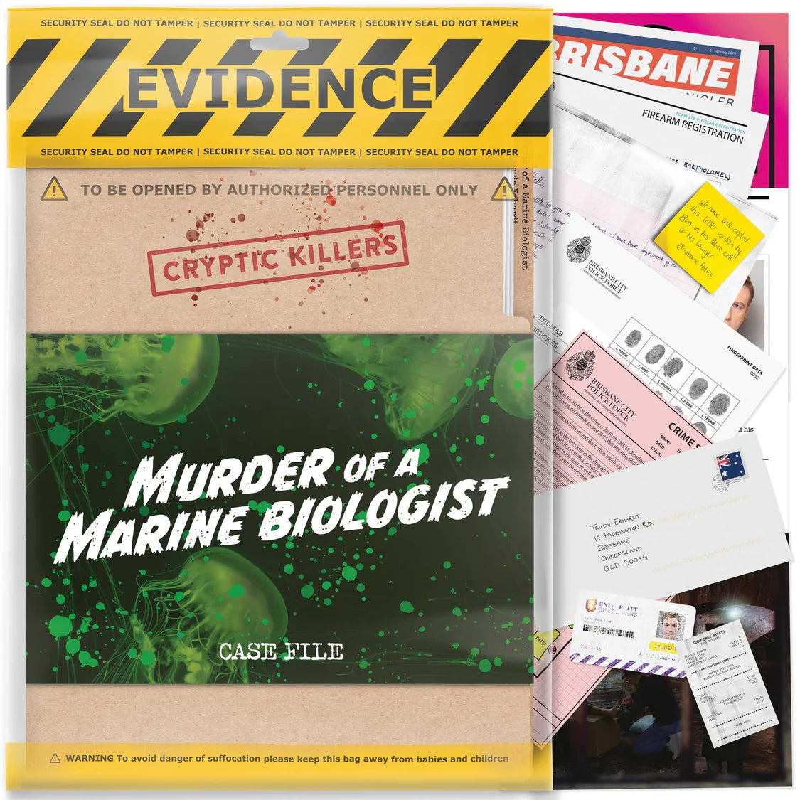 Cryptic Killers - Murder of a Marine Biologist-Tabletop Gaming