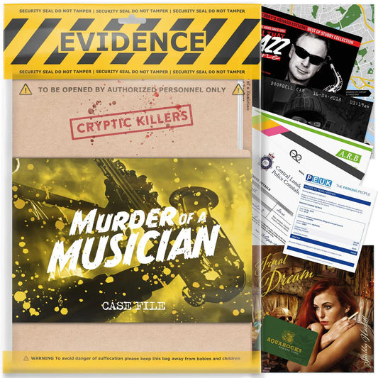 Cryptic Killers - Murder of a Musician-Tabletop Gaming