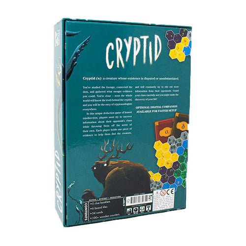 Cryptid Board Game Back - Tabletop Gaming