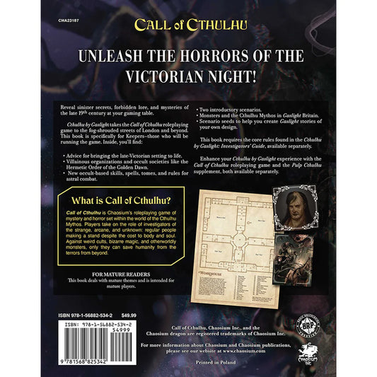 Cthulhu-by-Gaslight-Keeperss-Guide-Tabletop Gaming