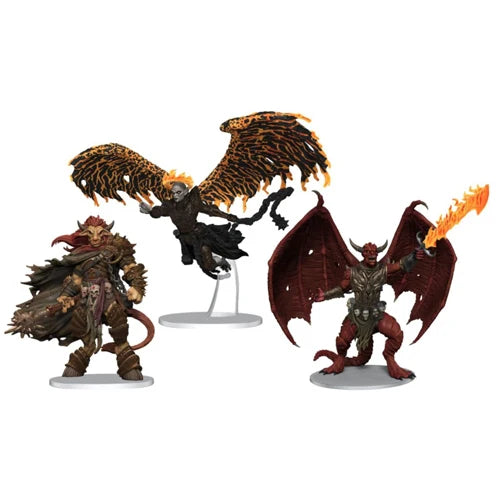 D&D Icons of the Realms Miniatures: Archdevils - Bael, Bel, and Zariel 2 - Tabletop Gaming