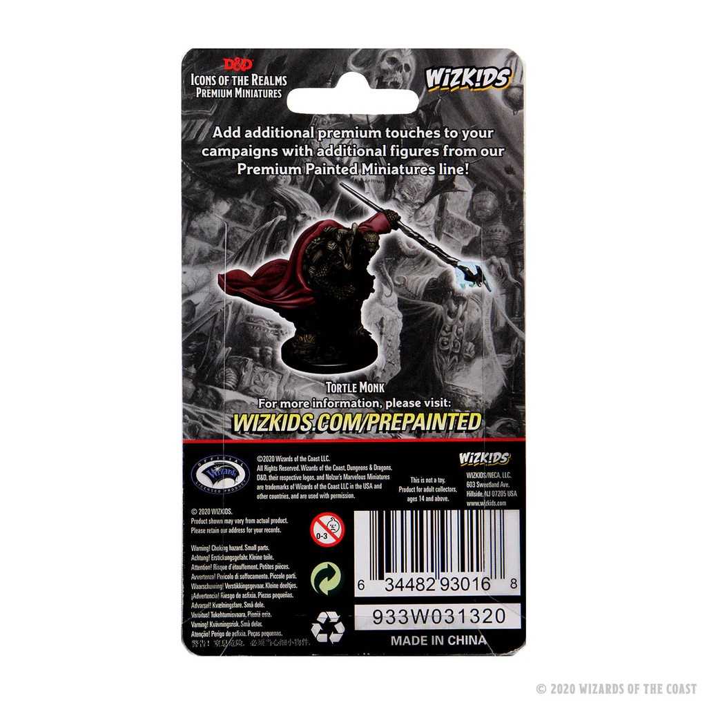 D&D Icons of the Realms Premium Figures: Male Tortle Monk 2 - Tabletop Gaming