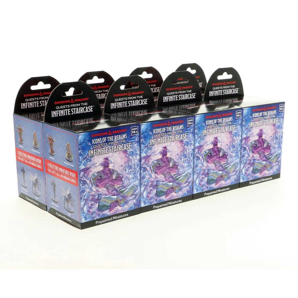 D&D Icons of the Realms: Quests from the Infinite Staircase - 8 ct. Booster Brick 2 - Tabletop Gaming