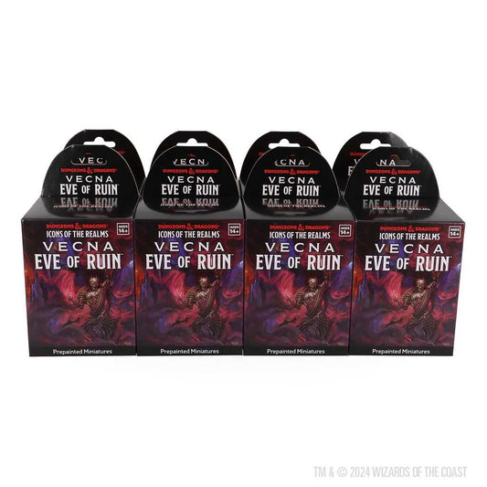 D&D Icons of the Realms: Vecna: Eve of Ruin - 8 ct. Booster Brick (Set 32) - Tabletop Gaming