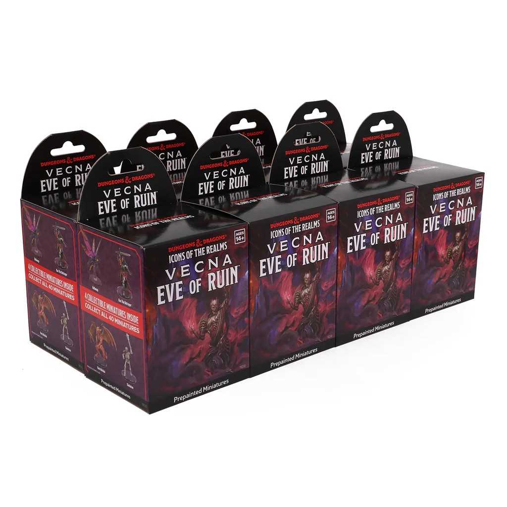 D&D Icons of the Realms: Vecna: Eve of Ruin - 8 ct. Booster Brick (Set 32) 3 - Tabletop Gaming