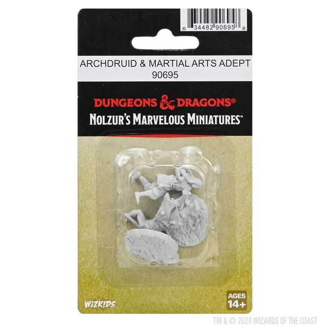 D&D Nolzur's Marvelous Miniatures: Archdruid & Martial Arts Adept - Tabletop Gaming